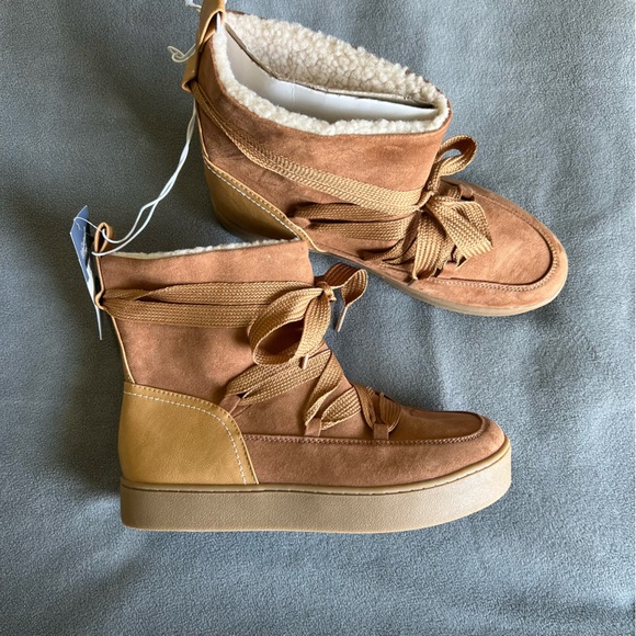 Women's Birgitte Winter Boots Cognac - Universal Thread™ 8 - Picture 6 of 9